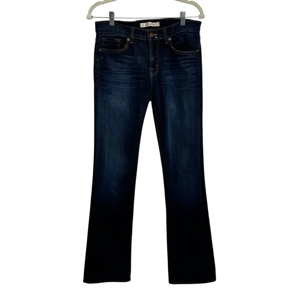 J. Brand Slim Boot Jeans Women‎ 27 Blue Dark Wash Classic Cotton Capsule USA